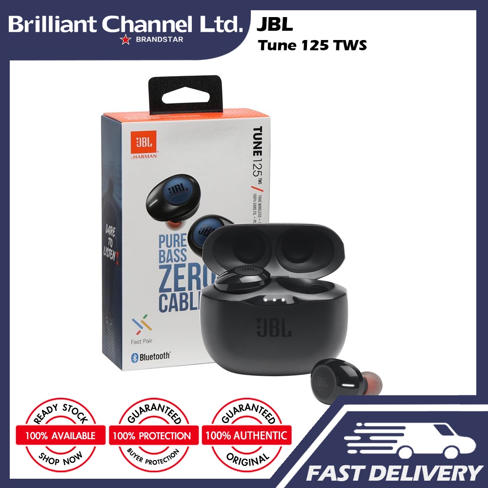 JBL Tune 125 TWS True Wireless In-Ear Headphones T125 125TWS | Shopee ...