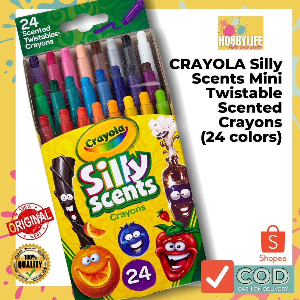 Crayola Silly Scents Twistables Mini Crayons - 24 count