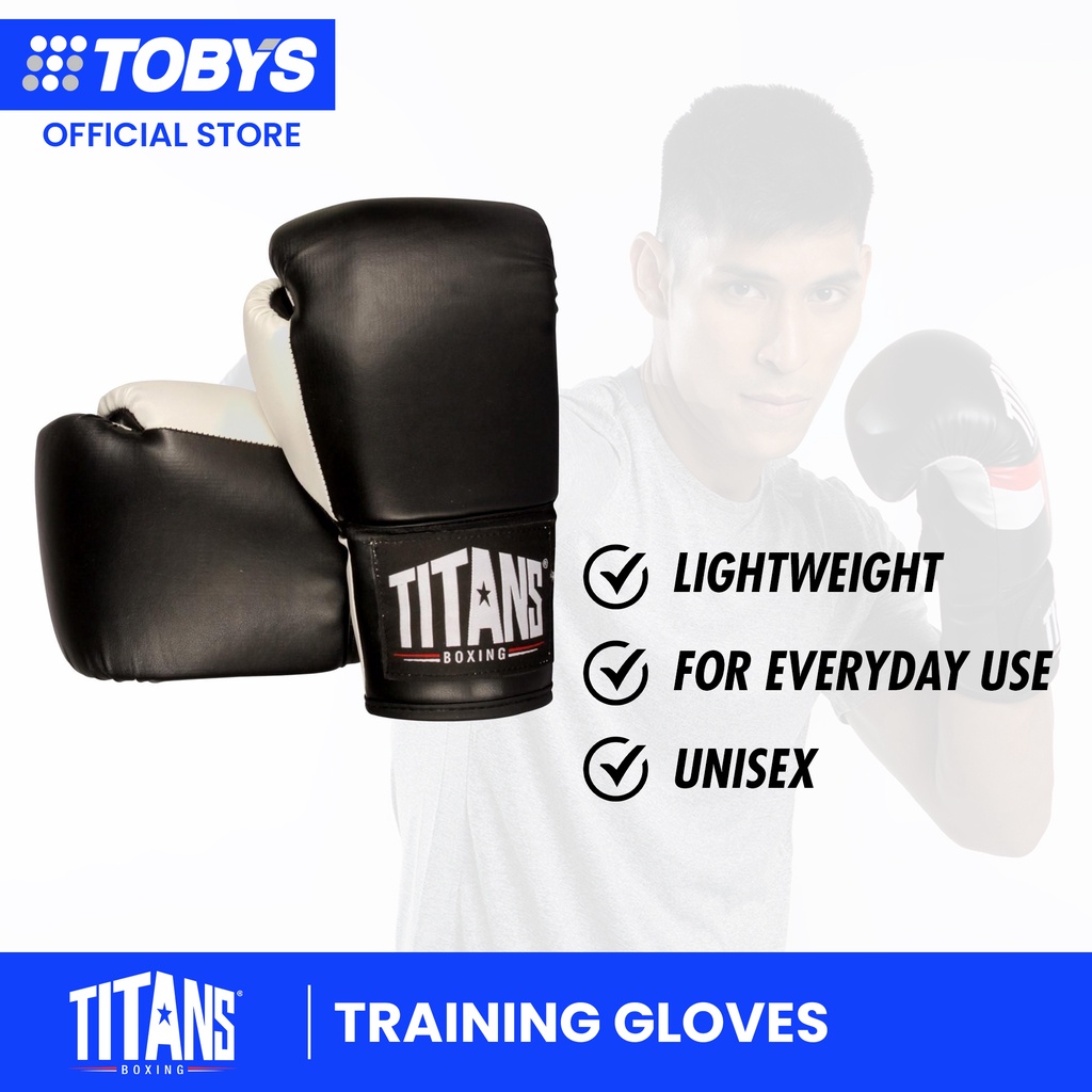 Titans Training Boxing Gloves Black Shopee Philippines