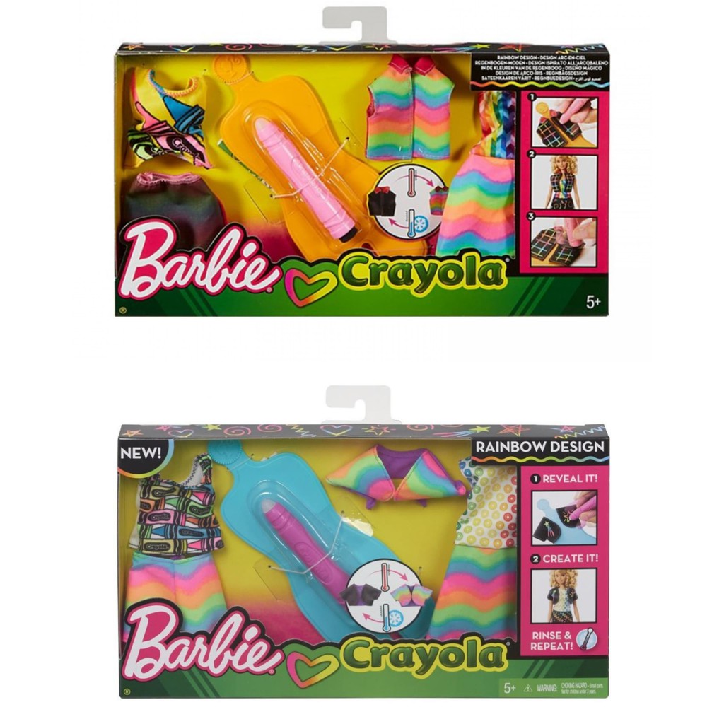 Barbie crayola set hot sale