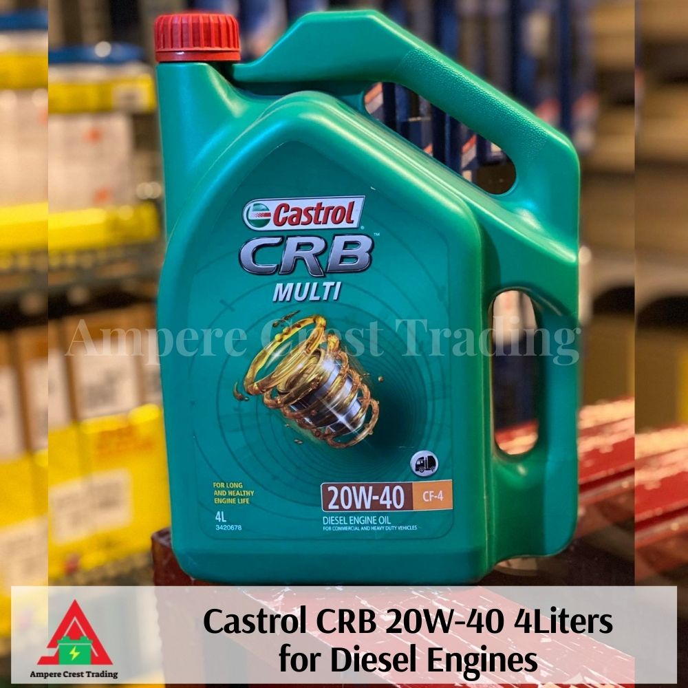 Castrol CRB MultiGrade Diesel Engine Oil CF4 SAE 20W40 (4 Liters) Shopee Philippines