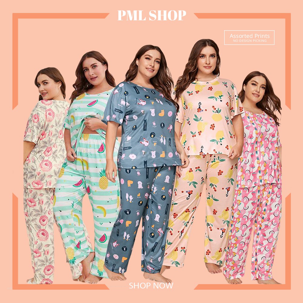 Terno pajama plus size sale