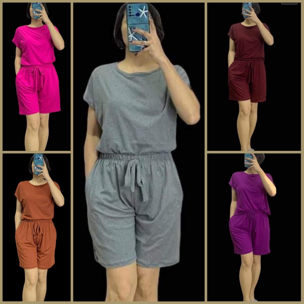 Continuous Terno Short Fit up to XL (Pambahay/panlakad) | Shopee ...