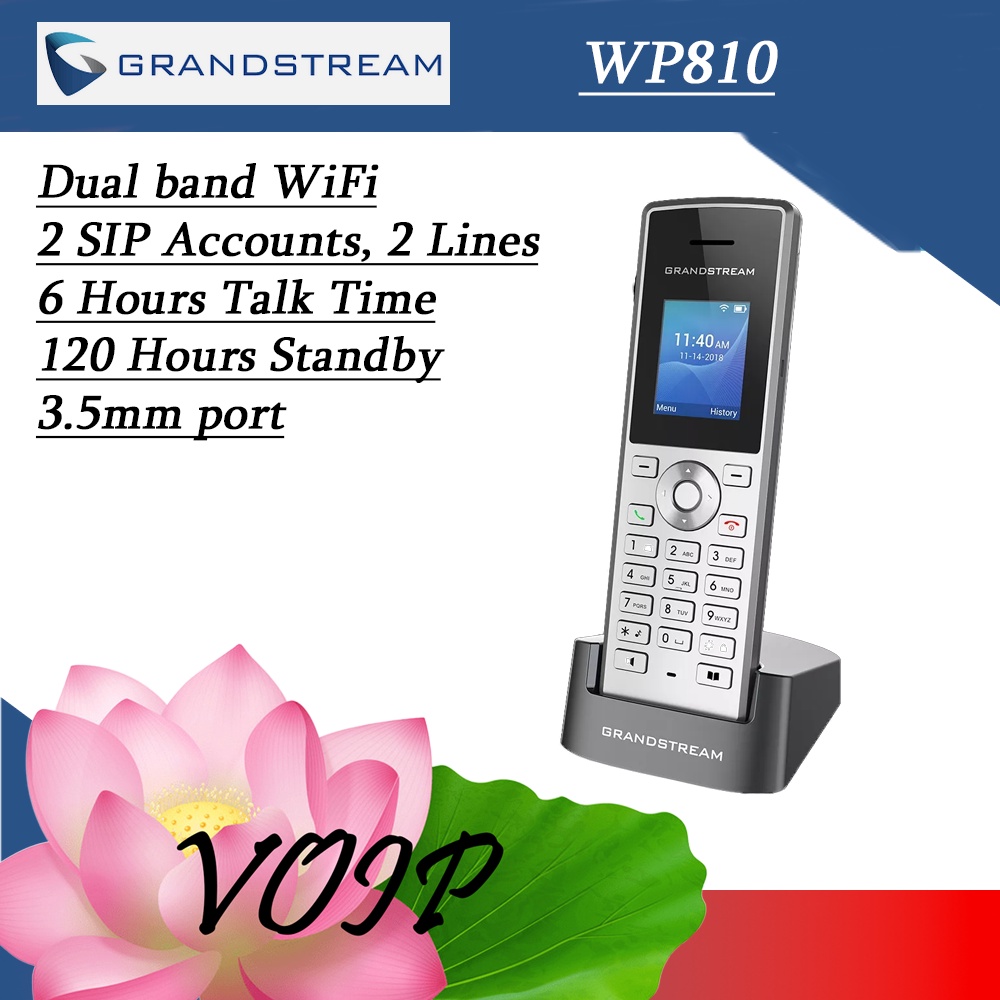 Grandstream WP810 - Portable WiFi Phone (VAT INC PRICE) | Shopee ...