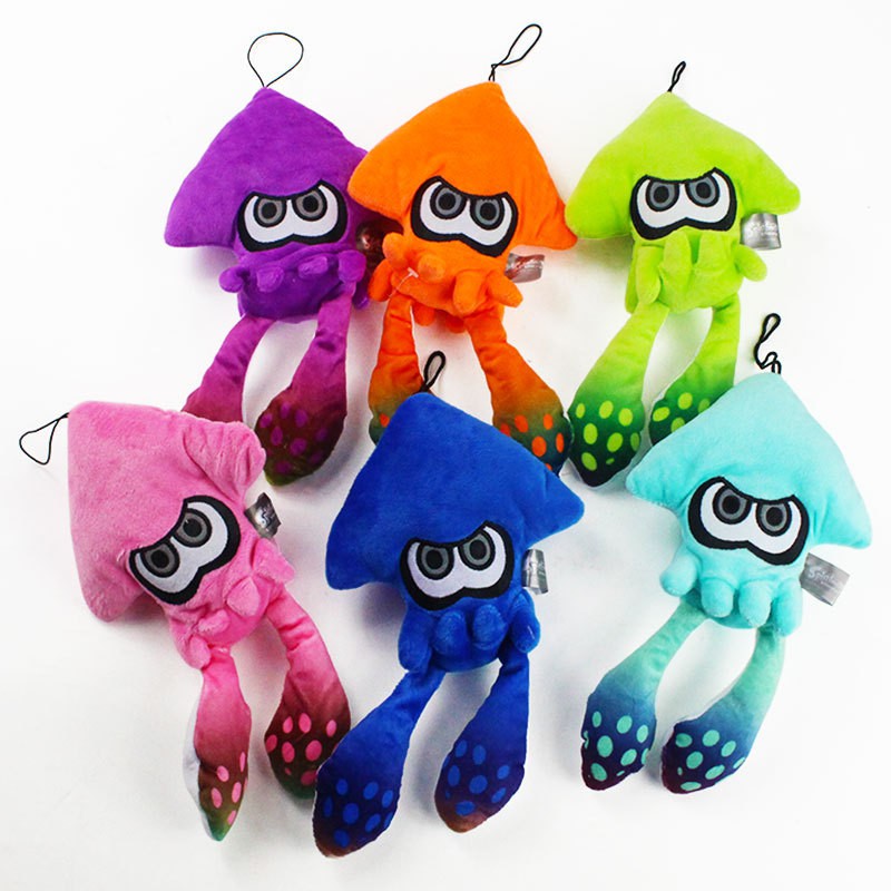 Cartoon Splatoon Inkling Squid Plush Doll Stuffed Toys Pillow Decor ...