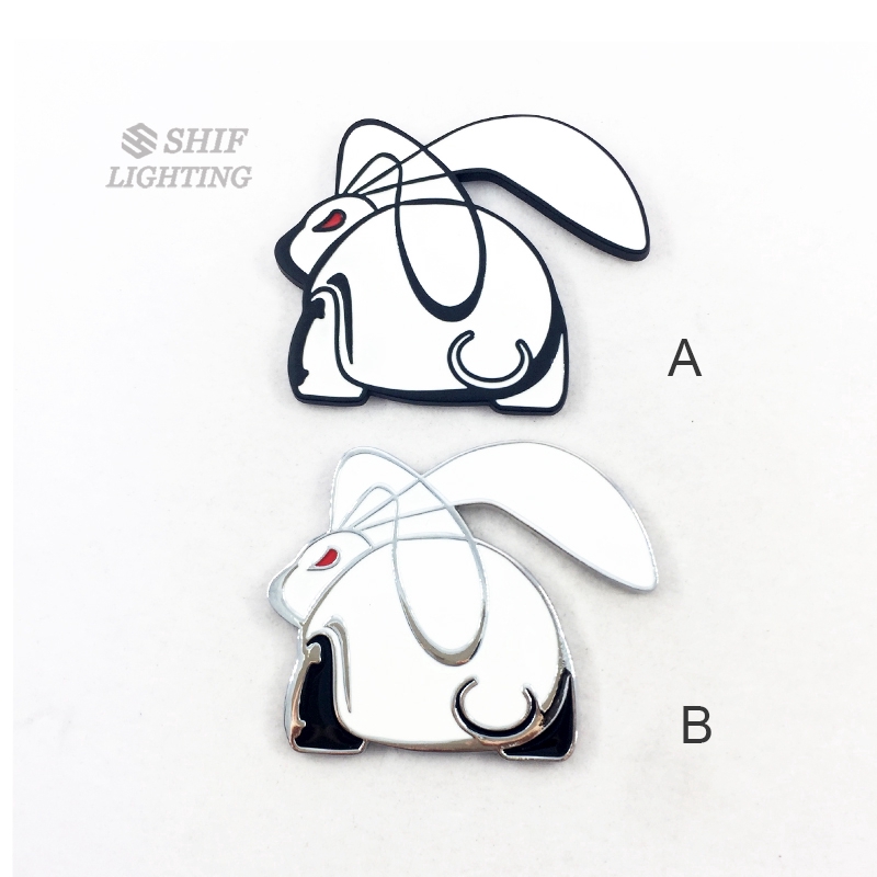 Rabbit Shaped Metal Sticker For VW Volkswagen GTI Golf | Shopee Philippines