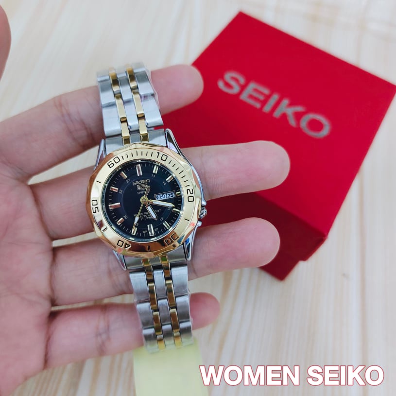 S249 Seiko-5 Automatic Hand Movement Women's watch Water Resistant | Shopee  Philippines