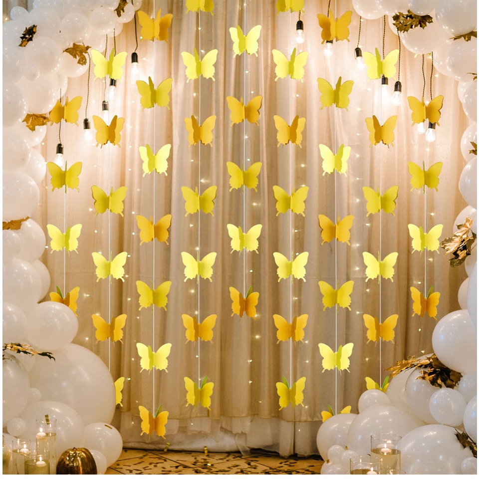 Colorful 3D Paper Garland Banner - Party Wedding Birthday Hanging Decoration 3 thumbnail image