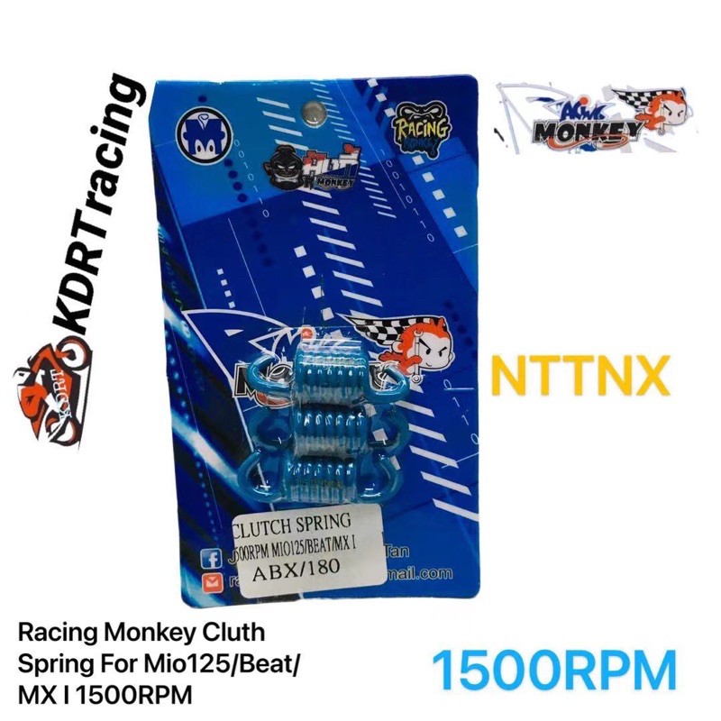 Racing Monkey Cluth Spring For Mio125/Beat/MX I 1500RPM | Shopee ...