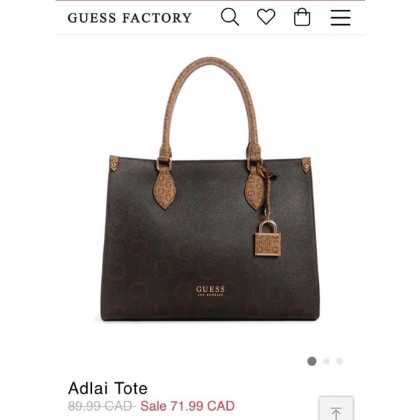 Guess tote discount bag price philippines