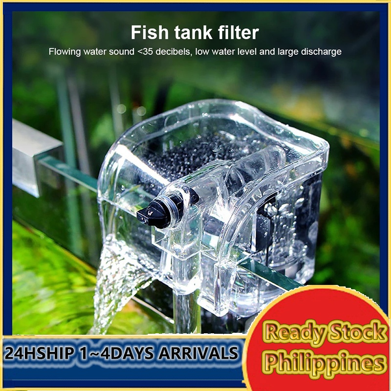3 in 1 Aquarium Filter External Water Pumps Hanging Filter Power