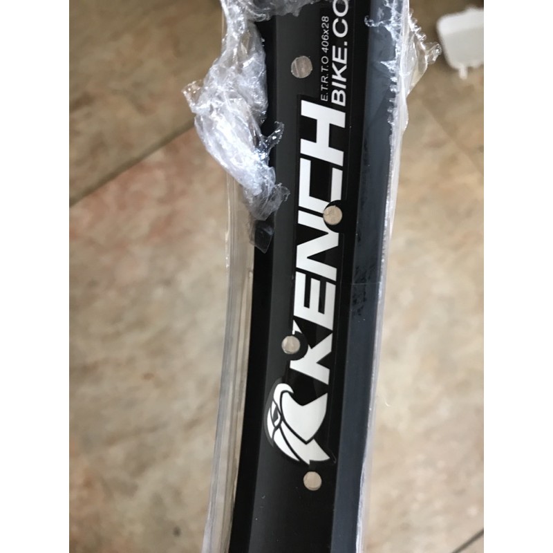 KENCH BMX Alloy Rim Size 20 x 14G Double wall 36 Holes Black Color ...