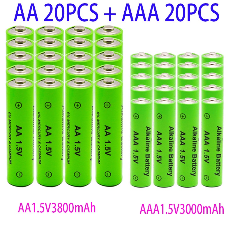 1.5V 3800MAh And 3000MAhAA/AAA Rechargeable Alkaline Batteries