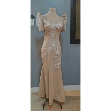 Neoprene Filipinian/Mestisa long gown | Shopee Philippines
