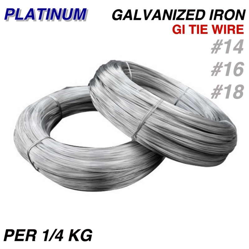 Per 1/4 1/2 1 Kilo GI TIE WIRE Floral Wire Galvanized Iron Tie Wire