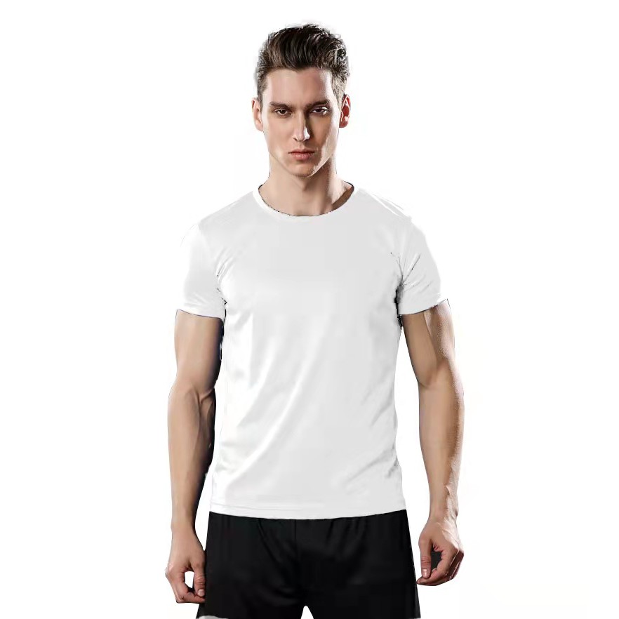 SIMPLE dri fit T-shirt Unisex WHITE color round neck T-shirt | Shopee ...