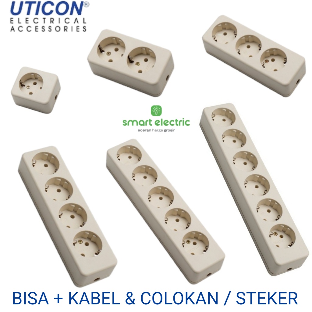Uticon Grounded Socket 1-6 Holes Brass Plug Terminal | Shopee Philippines