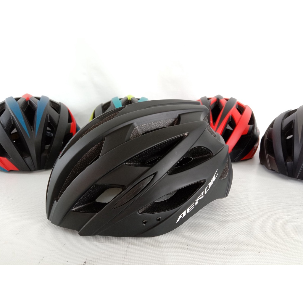 Aeroic helmet hot sale with light