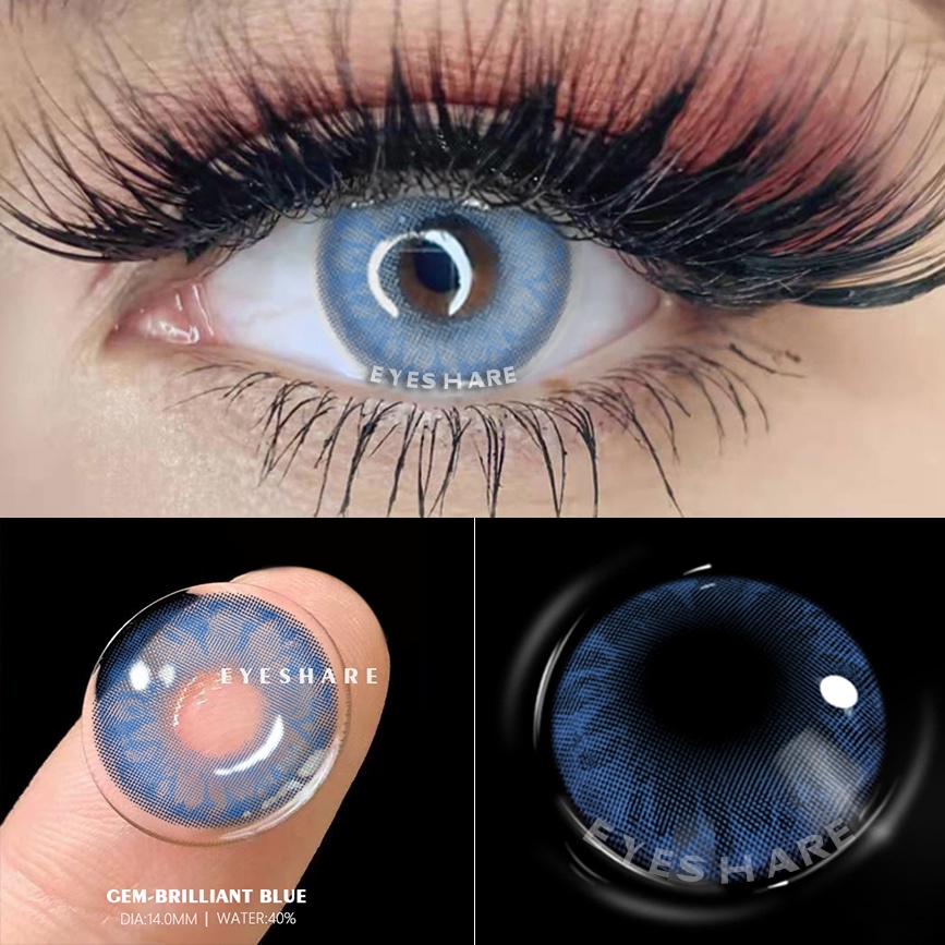 Eyeshare Soft Contact Lenses Cosplay Multi-Color Iris No Degree Annual ...