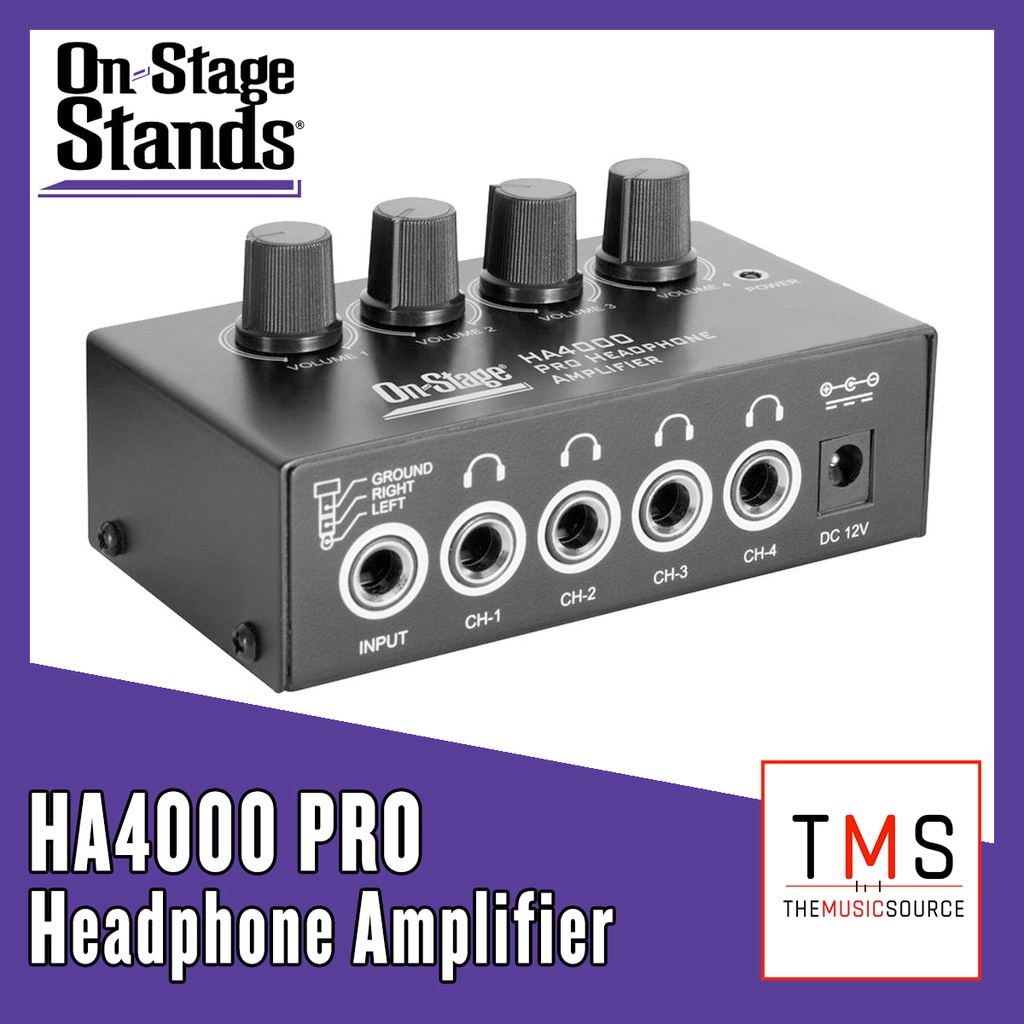 ON STAGE HA4000 PRO Headphone Amplifier Shopee Philippines