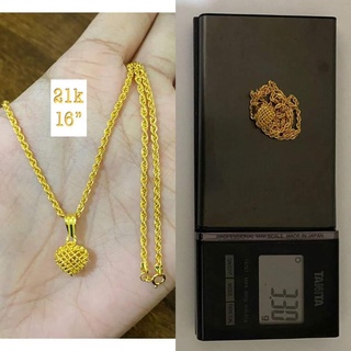 21k gold deals necklace for sale