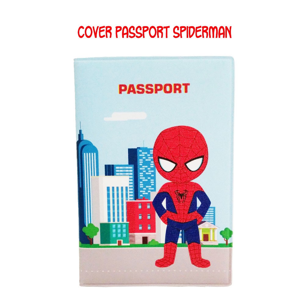 Spiderman Passport Cover Passport Book Cover Case Holder Organizer ...