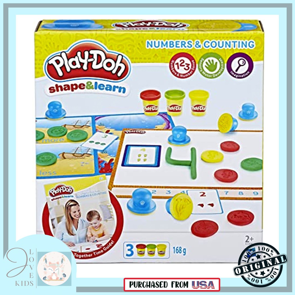 Play Doh Shape Learn Numbers and Counting