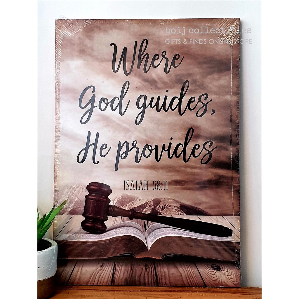 BIBLE VERSE/CHRISTIAN QUOTES Series 1 Wooden Wall Decor (VERTICAL Style
