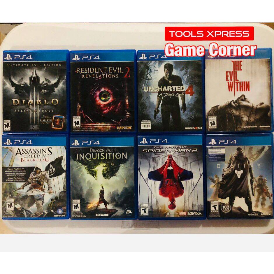 Pre used hot sale ps4 games