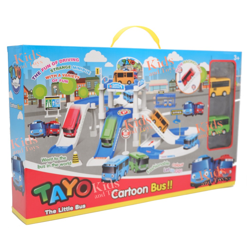 Tayo parking cheap lot playset