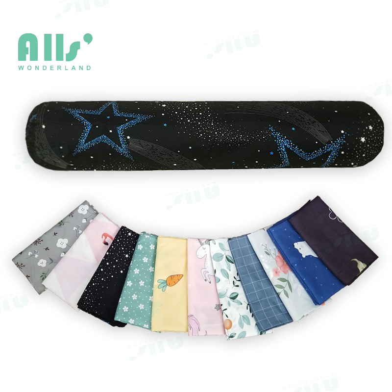 Allswonderland Unicorn flower bolster cover polyester printed bolster