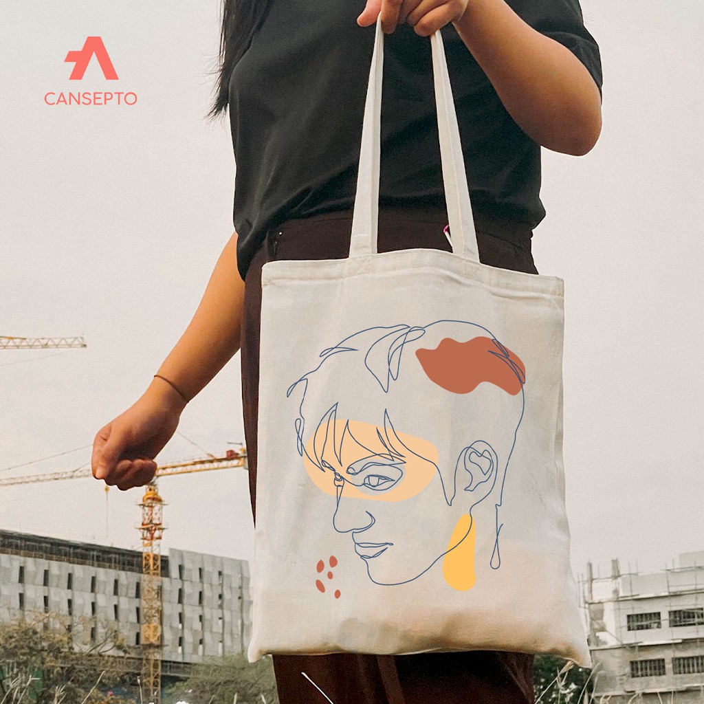 Korean Aesthetic Tote Bag