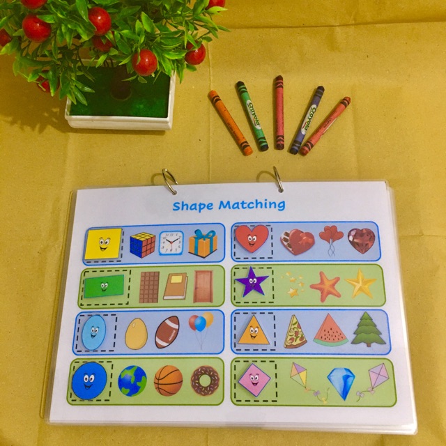 Shape Matching Detachable (Adhesive dots) Fully Laminated Learning ...