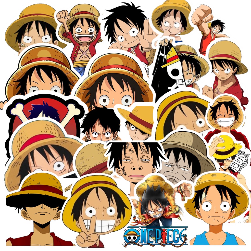 One Piece Luffy Anime Sticker Pack (23pcs) | Shopee Philippines