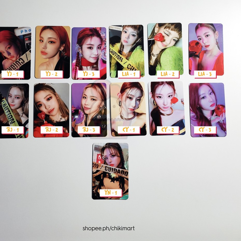 ITZY Guess Who Official Album Photocards + Hidden Cards