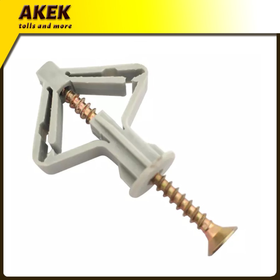 50pcs/set Aircraft/Butterfly Expansion Bolts Gypsum Board Expansion