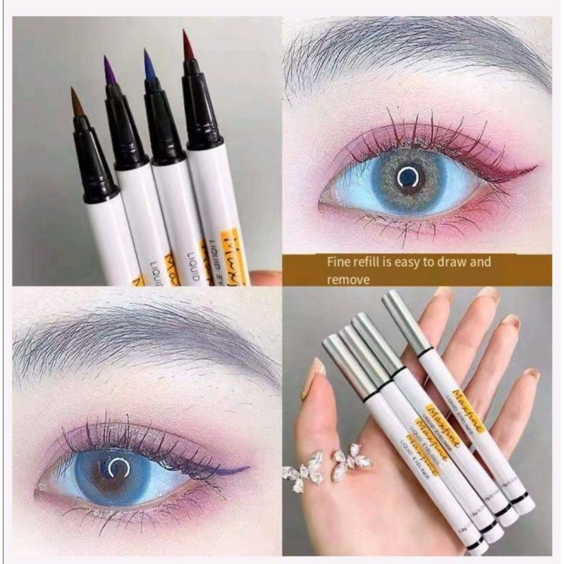 Waterproof liquid eyeliner pen Soft tip liquid eyeliner is waterproof ...