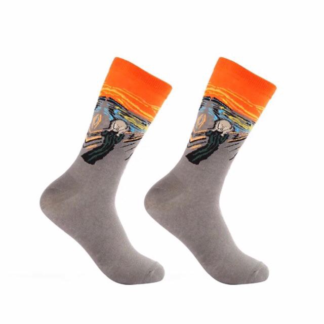 mejas for men Korean Iconic Socks Famous Paintings Art Gallery B2 ...