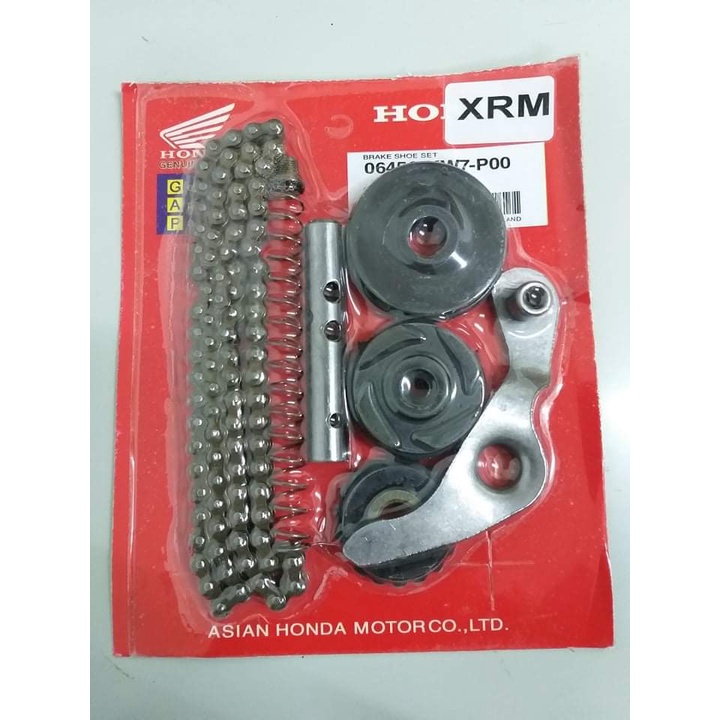 MOTORCYCLE TIMING CHAIN KIT WITH ROLLER GUADE/XRM/WAVE125 Shopee