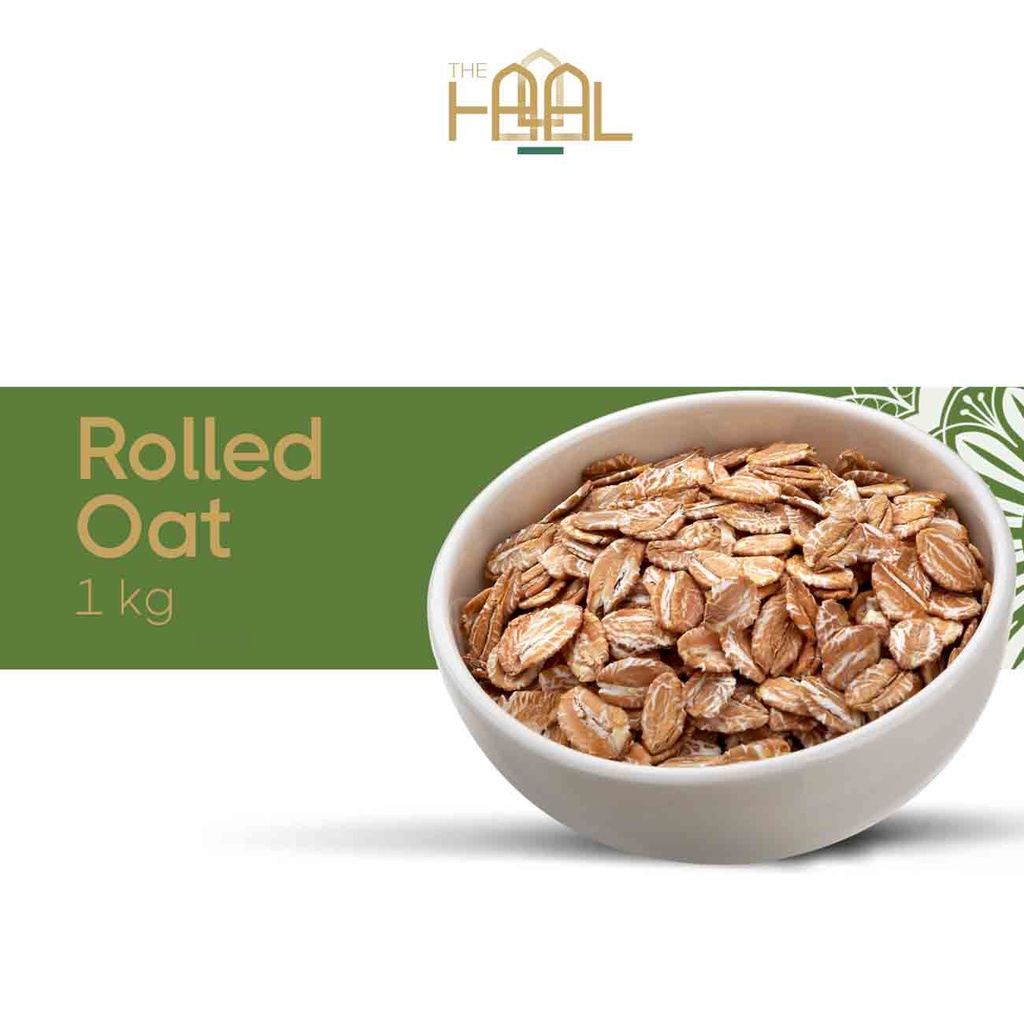 Rolled oat 1 Kg / Whole Wheat Cereal Menu Healthy Breakfast For DIet / MPASI Premium Original