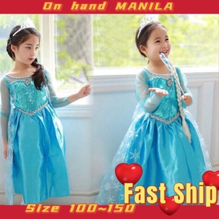 Disney Princess A-line Dress Girls Square Neck Princess Dresses Ruffles  Sleeve Princess Dress Up Clothes For Little Girls