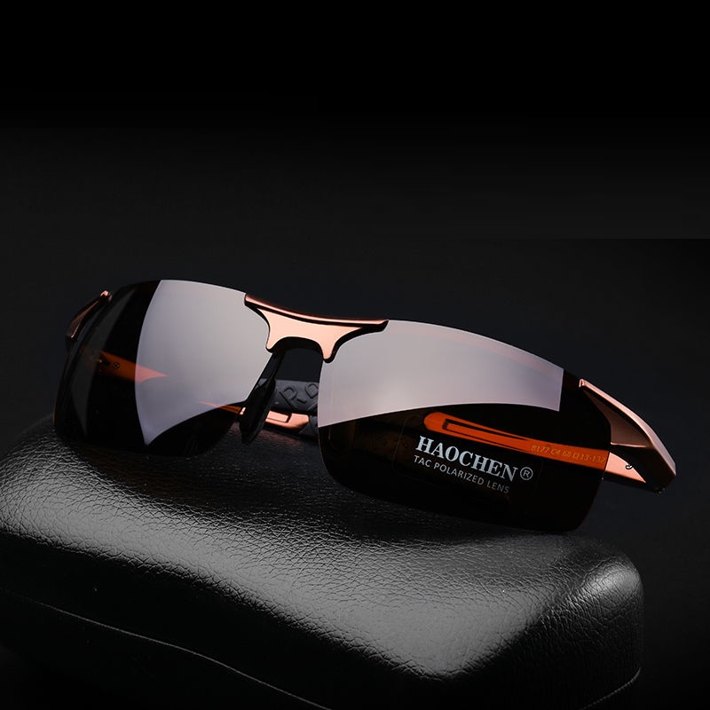 Men's Sunglasses Outdoor Photochromic Polarized Glasses UV400