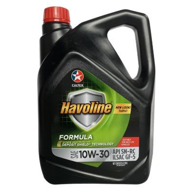 Caltex Havoline Formula for Gasoline Engine SAE 10W-30 4 Liters ...