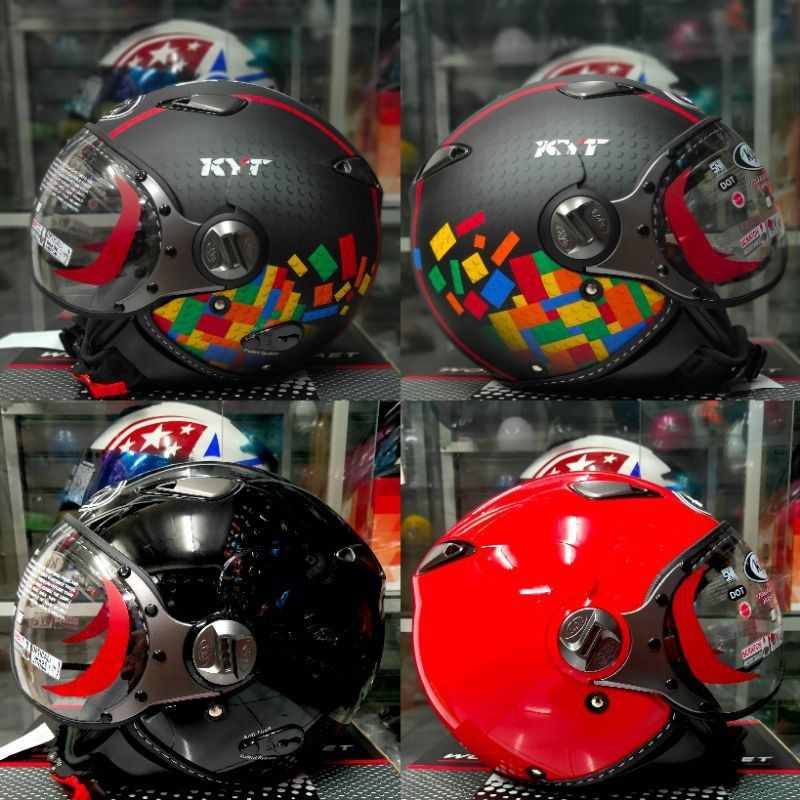 Kyt Elsico Solid Motif Helmet Shopee Philippines