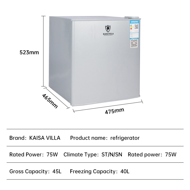 Kaisa Villa refrigerator 45L 48L refrigerated Freezing Refrigerator mini ref personal refrigerator Shopee Philippines