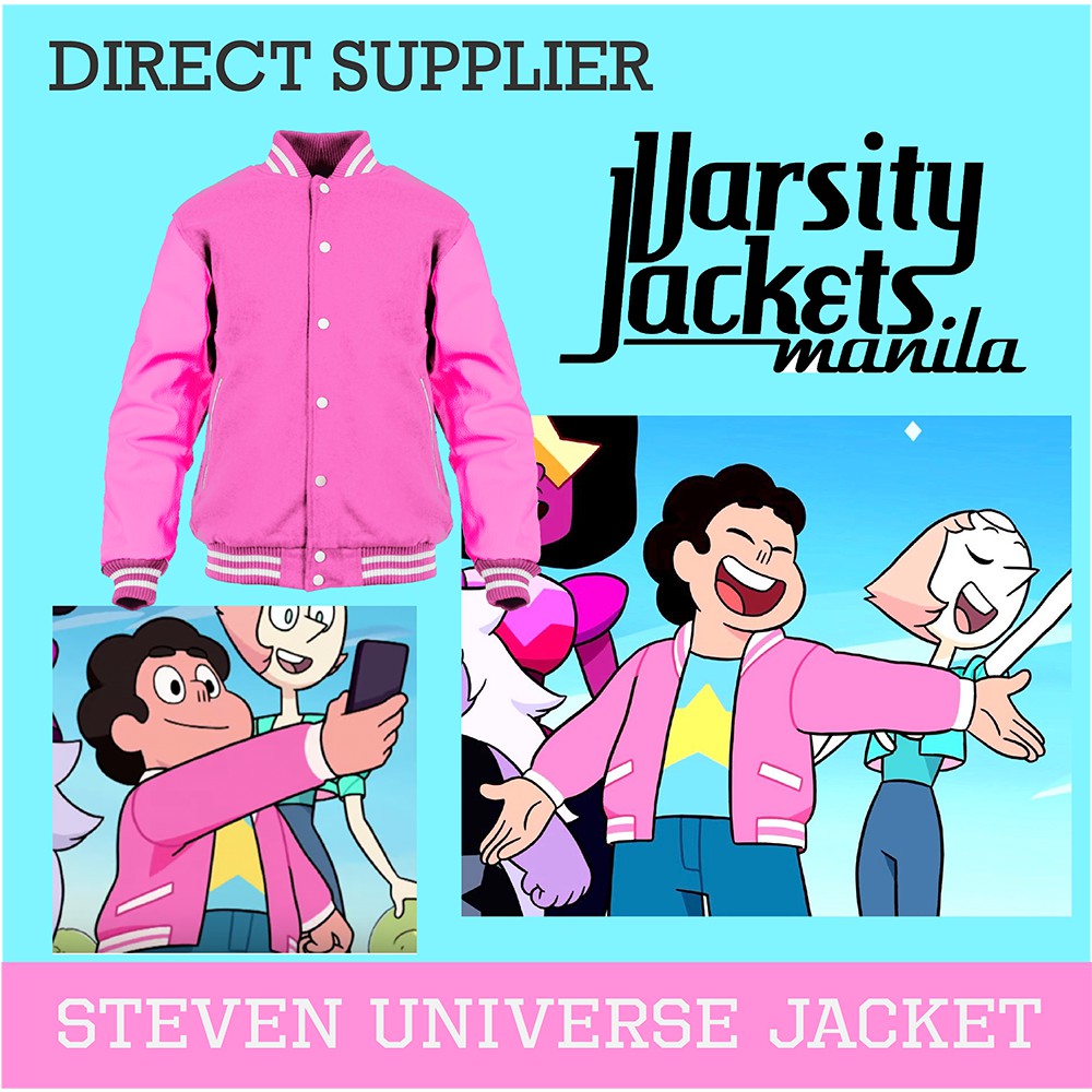 Steven Universe Pink Bomber Jacket Stars Jackets Official Merch