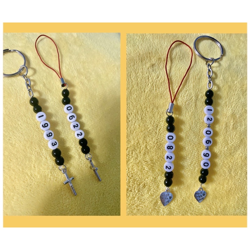 Personalized Numbers Keychain/Phonechain | Shopee Philippines