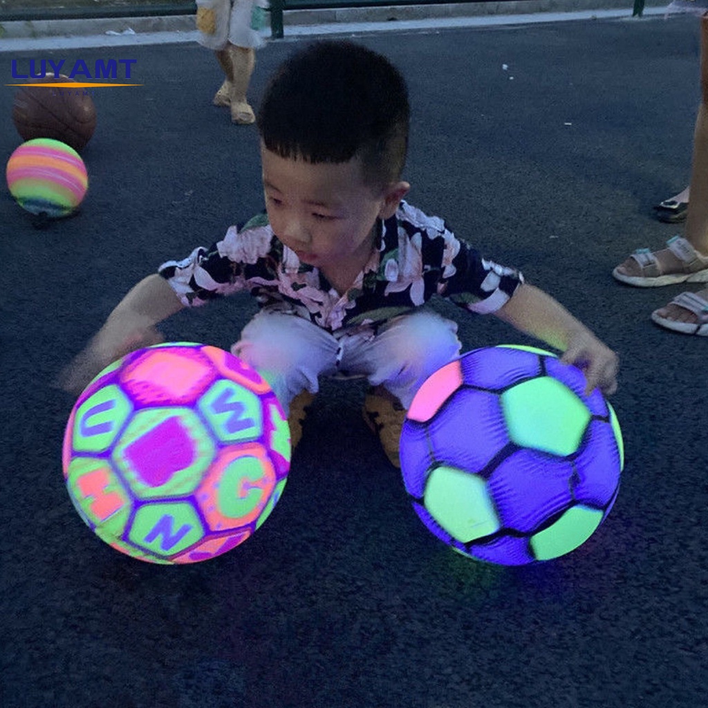 LUY Toddler Gift Glowing Bouncy Ball High Bright Playground Balls Batteryfree for Kids Shopee