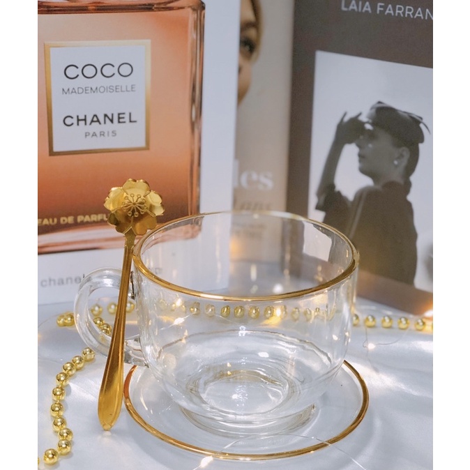 Oversized gold rim mug breakfast mug | Shopee Philippines
