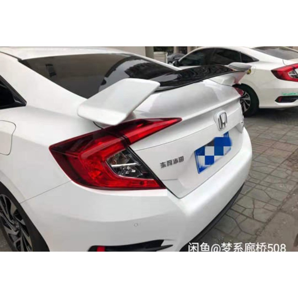 SPOILER TYPE R DESIGN TAIWAN MADE FLAT BLACK COATED / PAINT FINISHED ...
